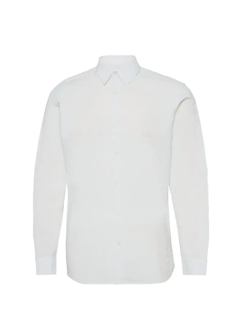 Camicia elegante bianca da uomo miniatura 3