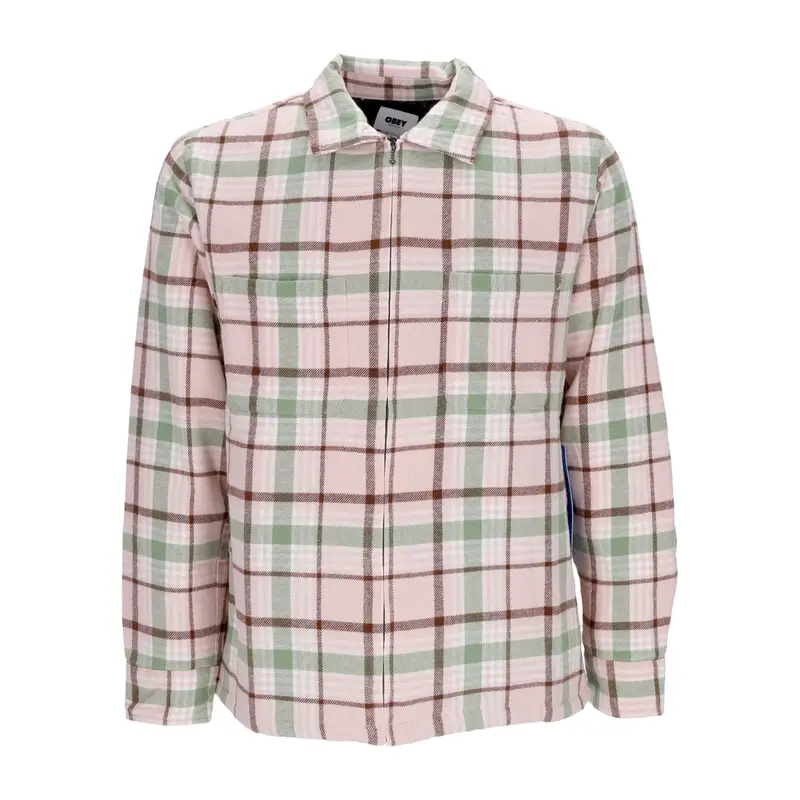 Camicia Imbottita Uomo Dom Shirt Jacket Pink Clay Multi