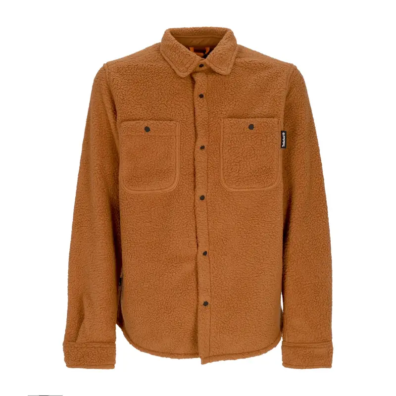 Camicia Imbottita Uomo Fleece Overshirt Argan Oil