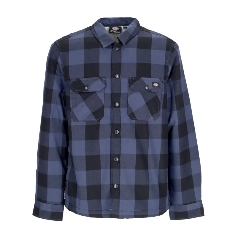 Camicia Imbottita Uomo Sherpa Lined Sacramento Navy Blue