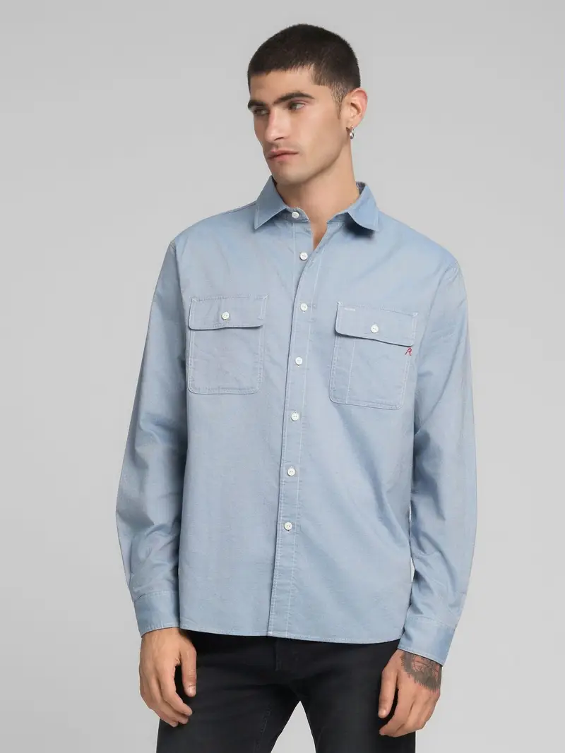 Replay Oxford Blu 1992385