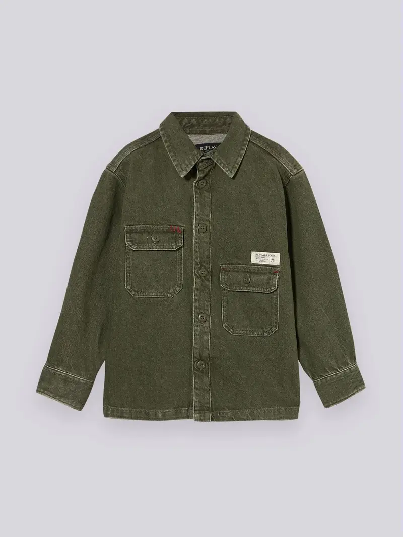 Camicia In Denim Colorato