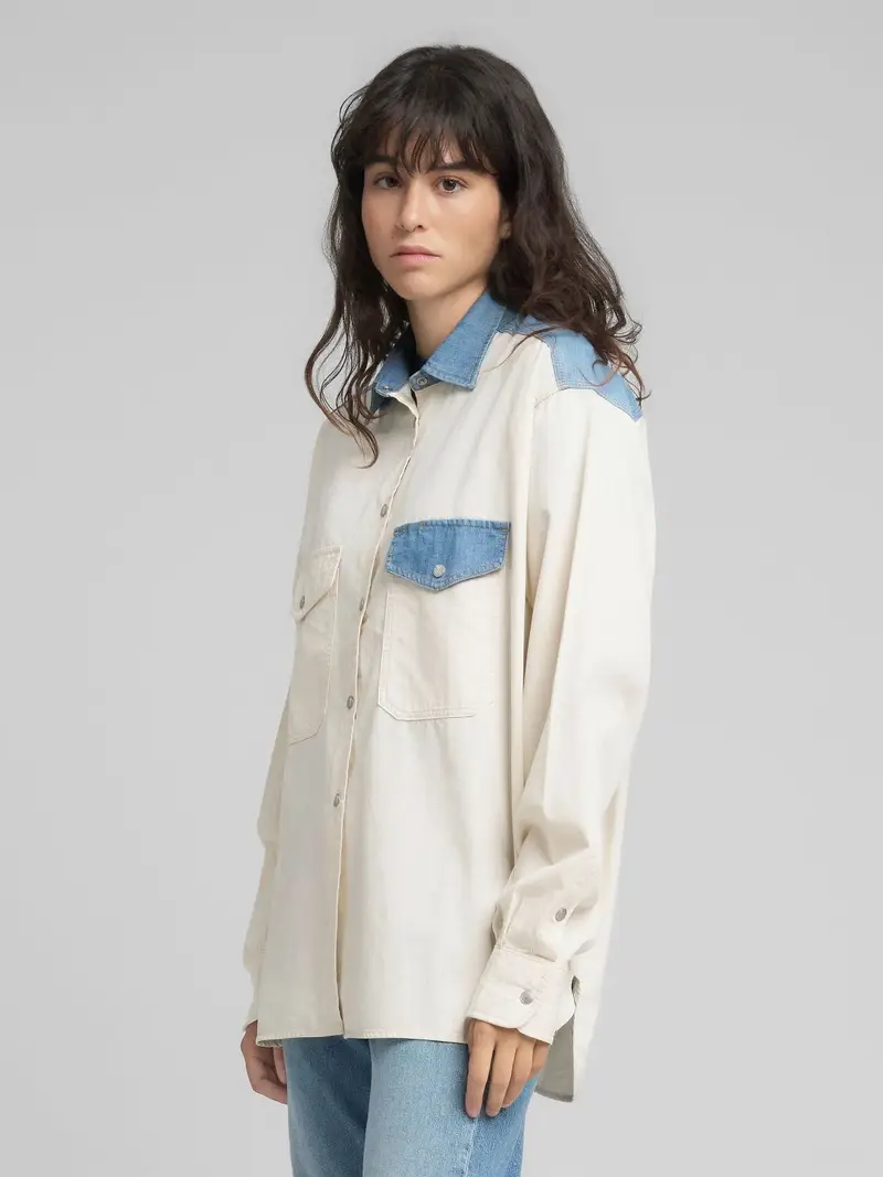 Camicia In Denim Di Cotone 9zero1