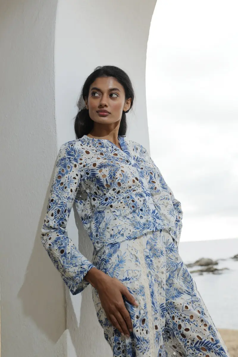 CAMICIA INTARSI FANTASIA | Colore: Multi | Taglia: XS