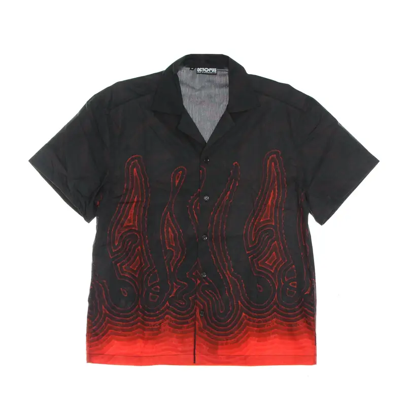 Camicia Manica Corta Uomo Abyss Shirt Black
