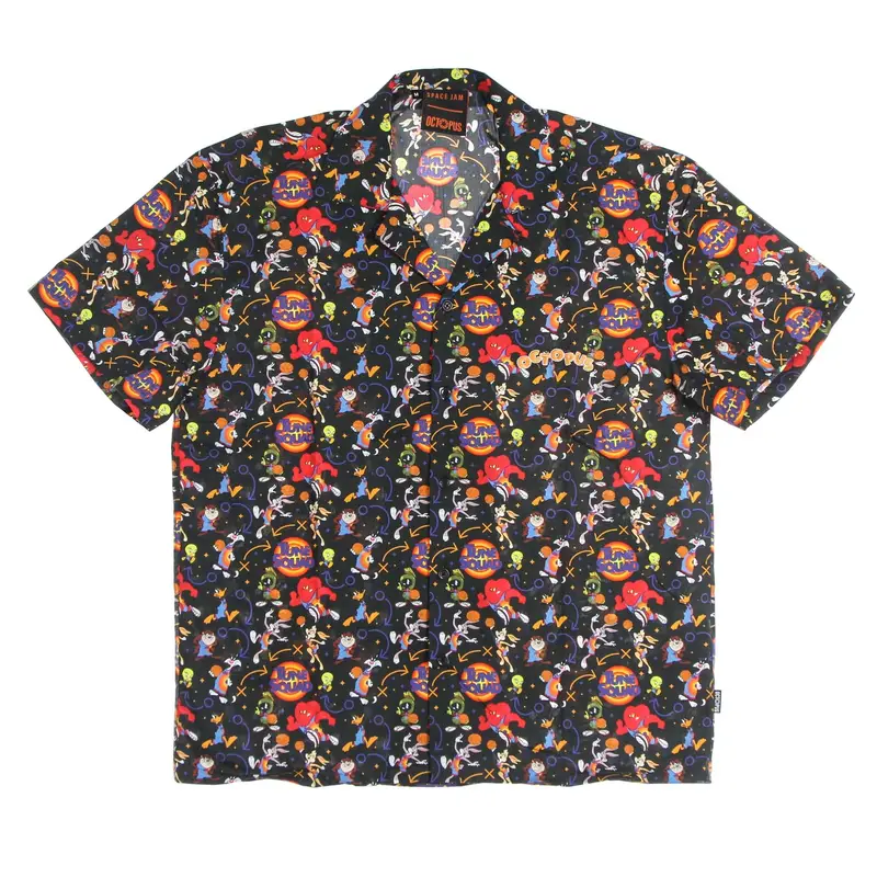 Camicia Manica Corta Uomo Legacy Shirt X Space Jam Black