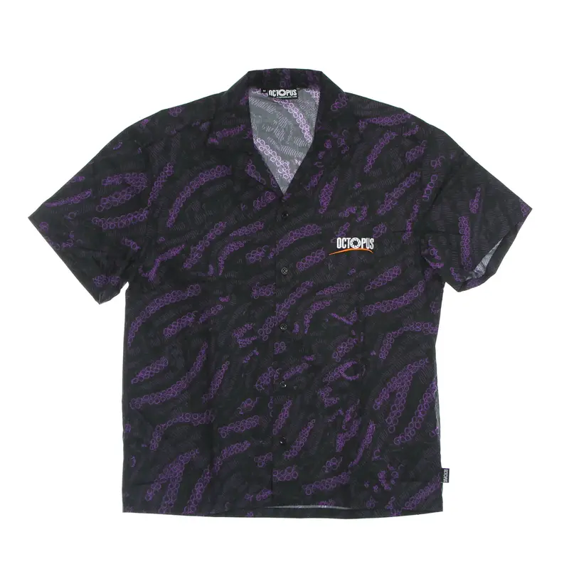 Camicia Manica Corta Uomo Sci-fi Shirt Black