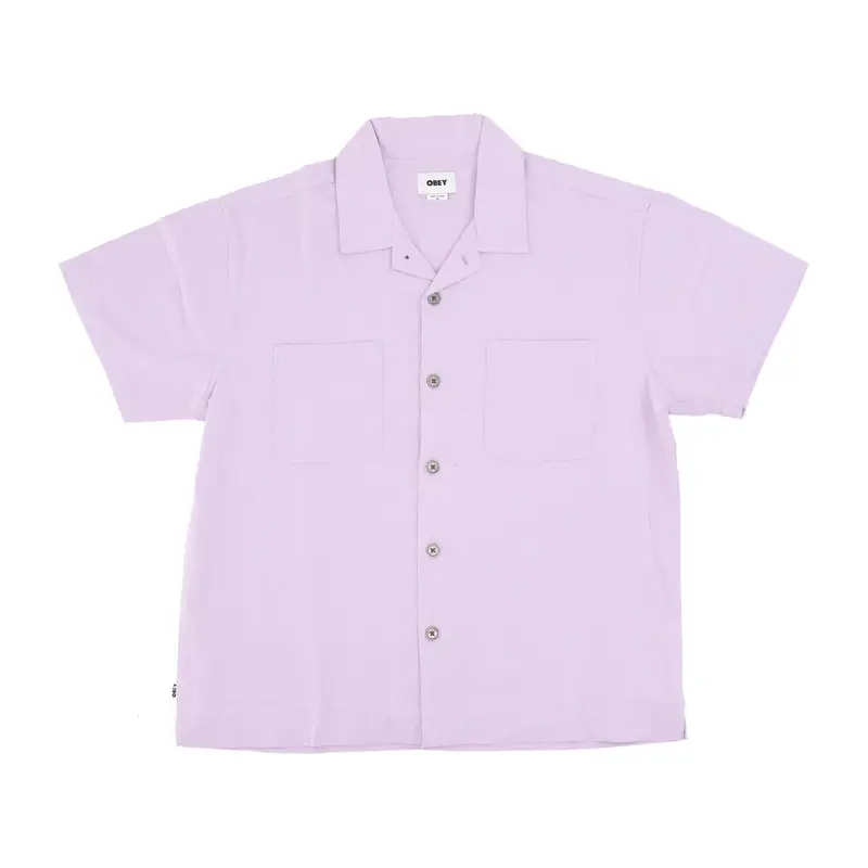 Camicia Manica Corta Uomo Sunrise Woven Shirt Orchid Petal