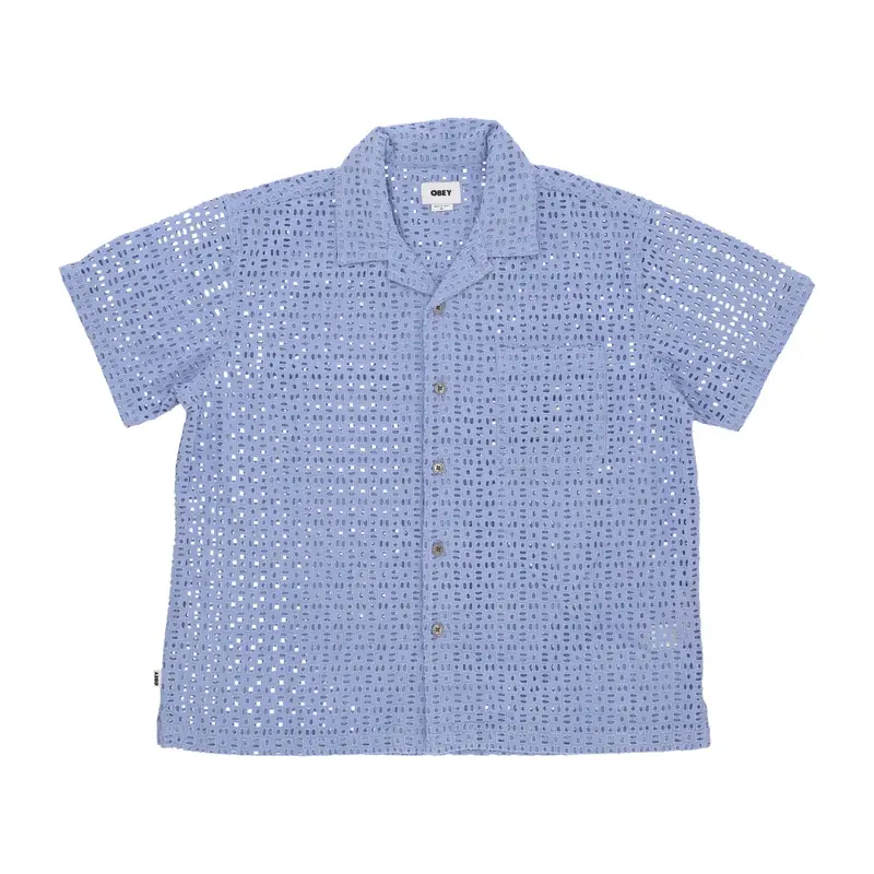 Camicia Manica Corta Uomo Vida Woven Hydrangea
