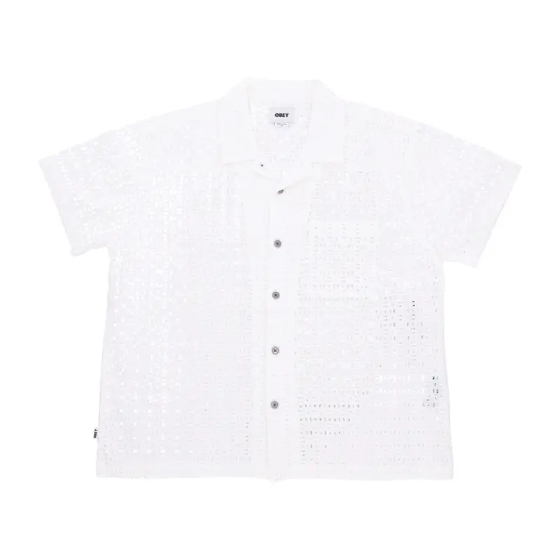 Camicia Manica Corta Uomo Vida Woven White