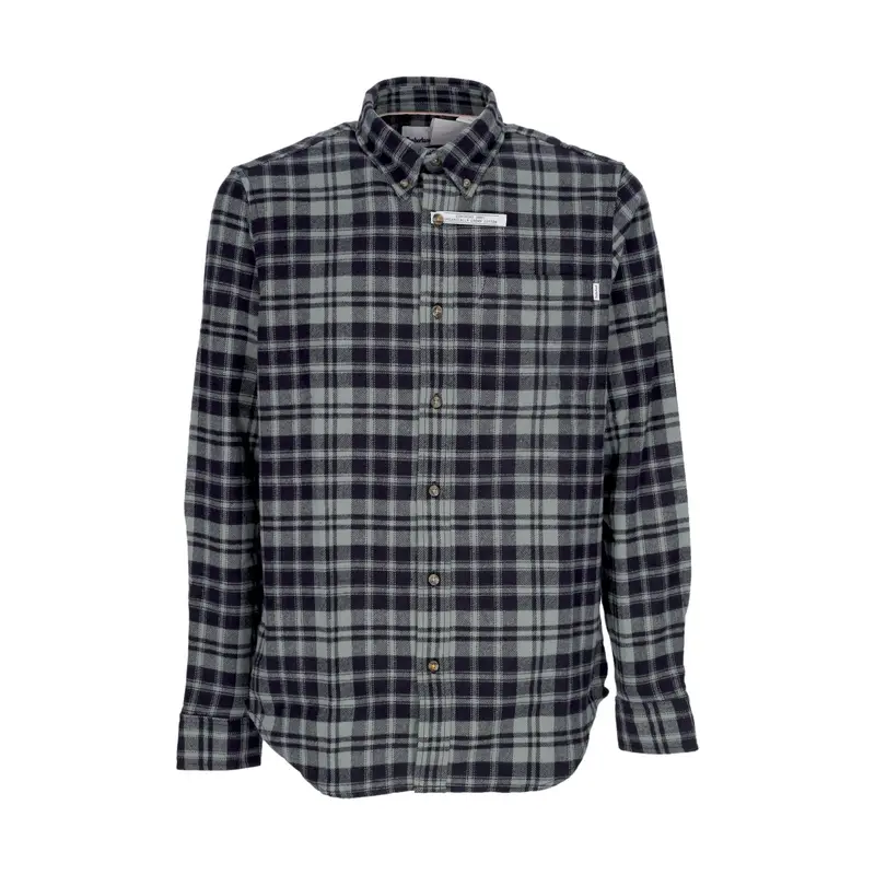 Camicia Manica Lunga Uomo Heavy Flannel L/s Check Shirt Balsam Green