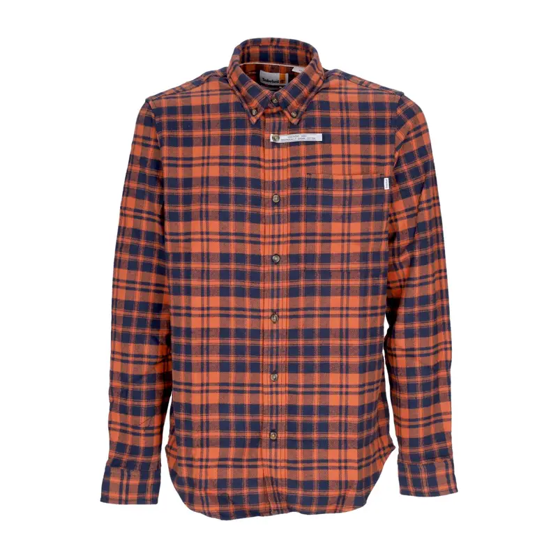 Camicia Manica Lunga Uomo Heavy Flannel L/s Check Shirt Rust