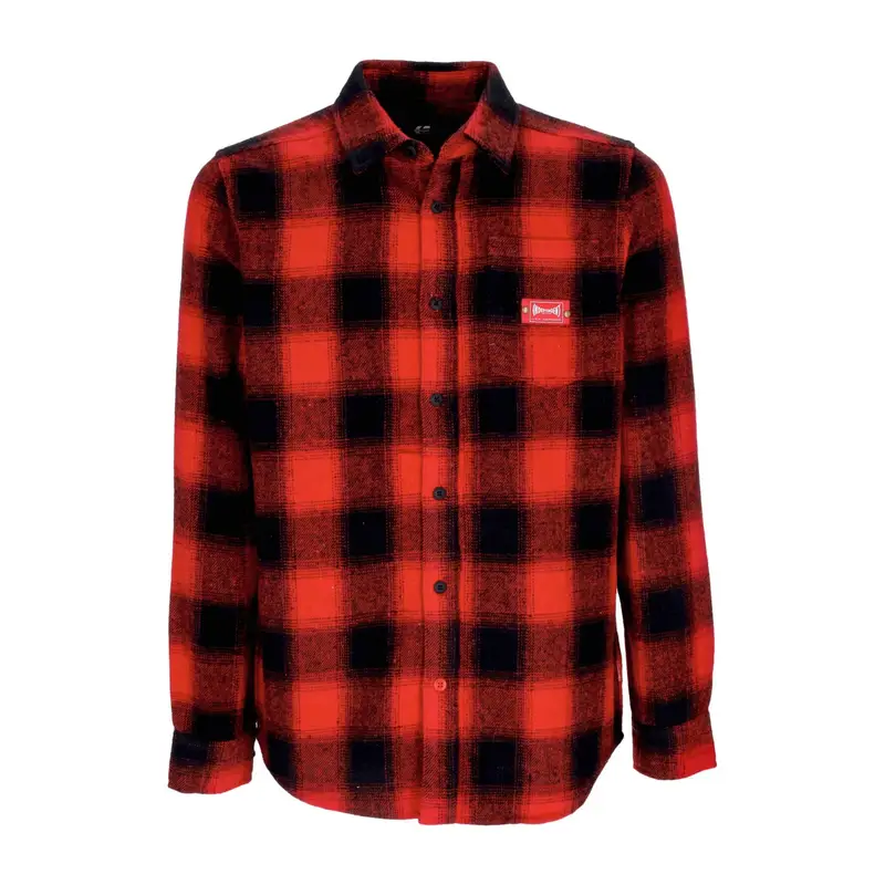 Camicia Manica Lunga Uomo Indy Flannel X Independent Red