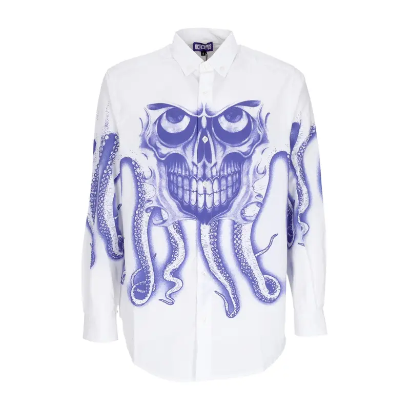 Camicia Manica Lunga Uomo Skull L/s Shirt White