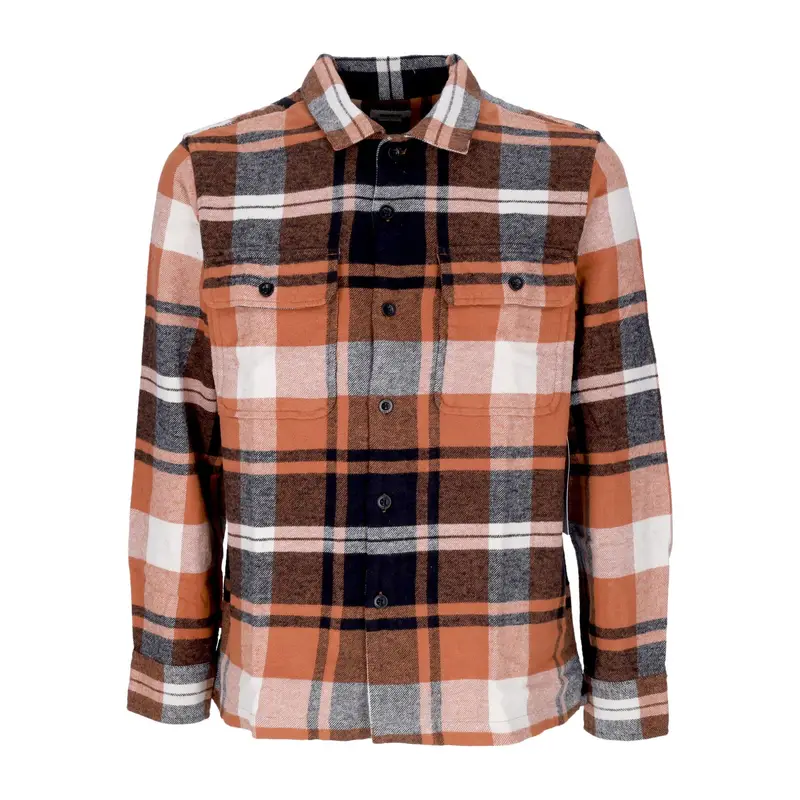 Camicia Manica Lunga Uomo Trent L/s Woven Shirt Copper Multi