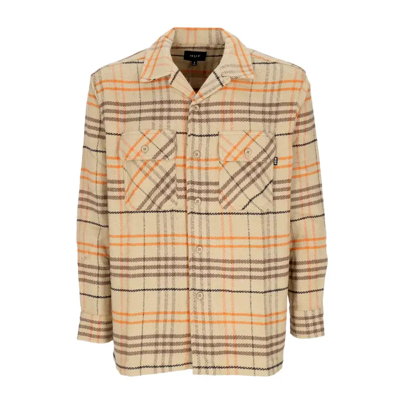 Camicia Manica Lunga Uomo Westridge Woven Shirt Oatmeal