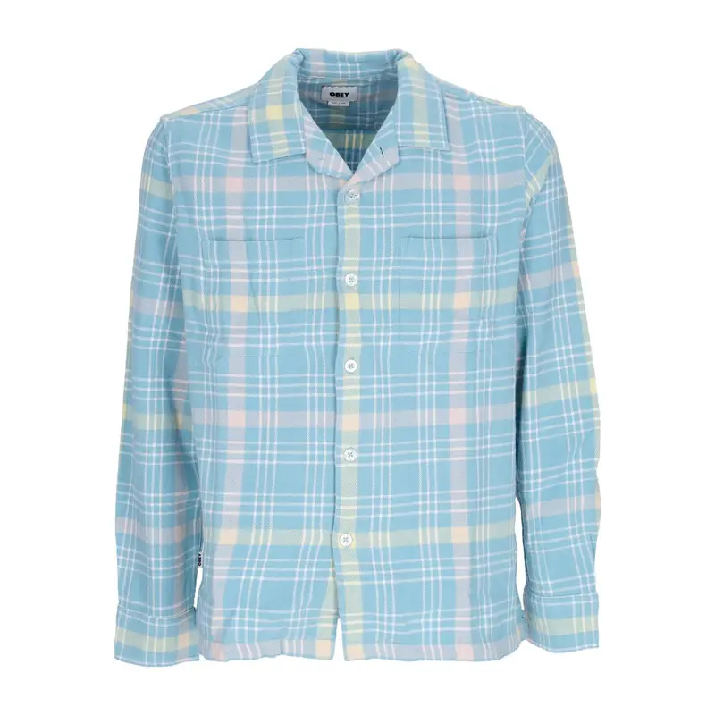 Camicia Manica Lunga Uomo Wilson Woven L/s Artic Blue Multi