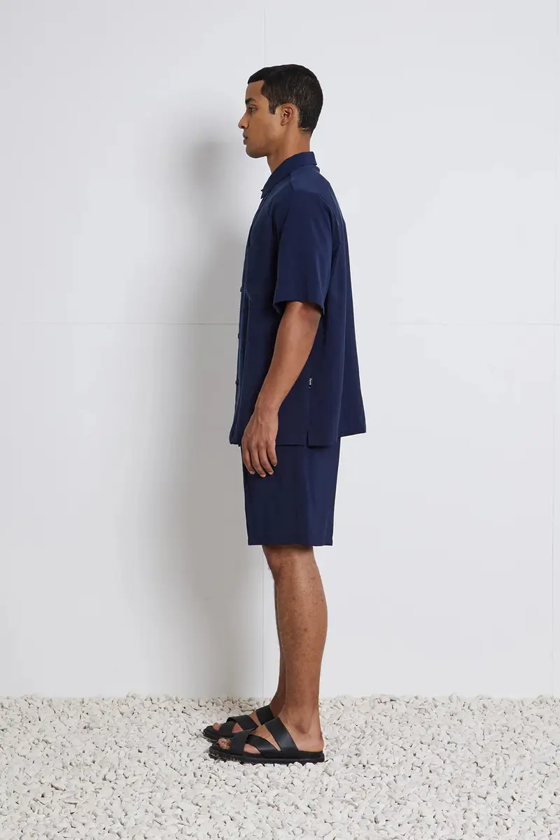 Camicia novoli blu miniatura 2