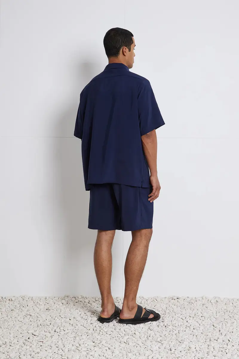 Camicia novoli blu miniatura 3