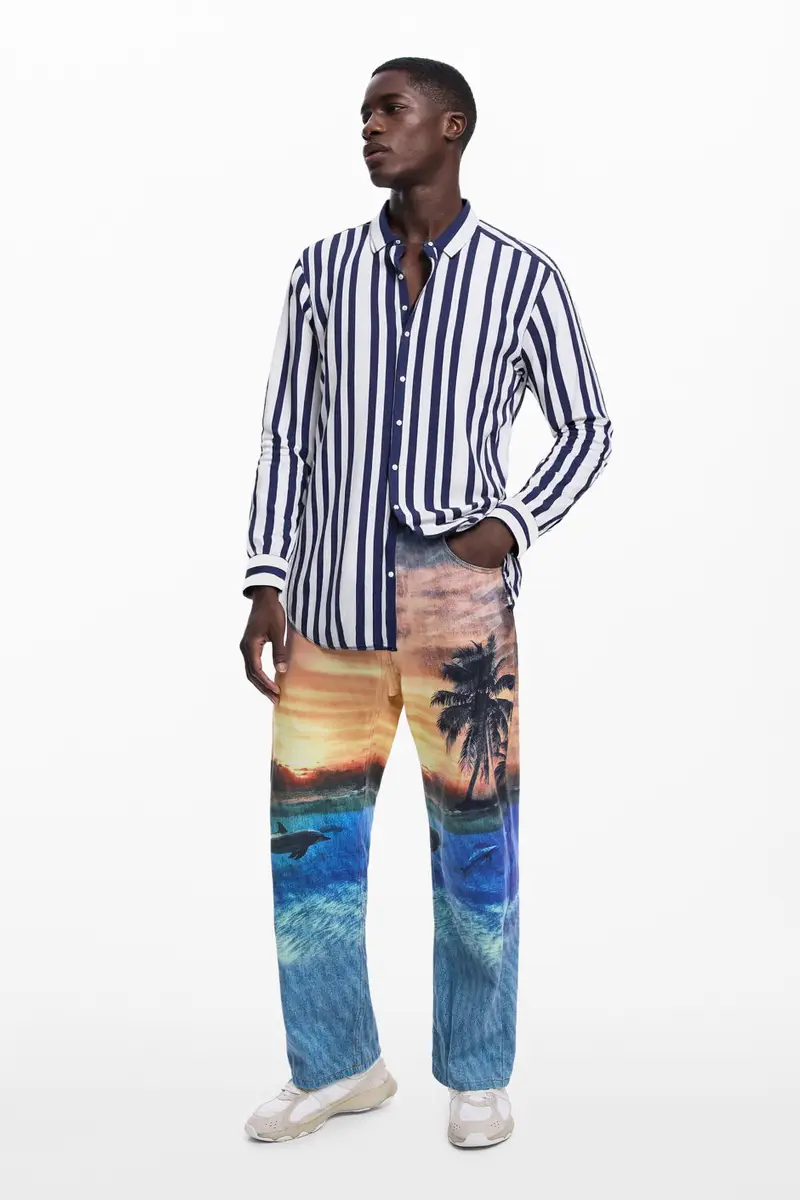 Camicia oversize a righe Botter