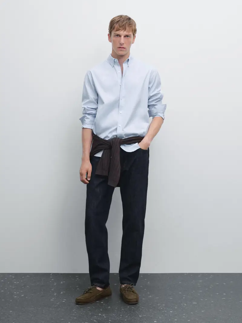 Massimo Dutti Oxford Azzurro 2011491