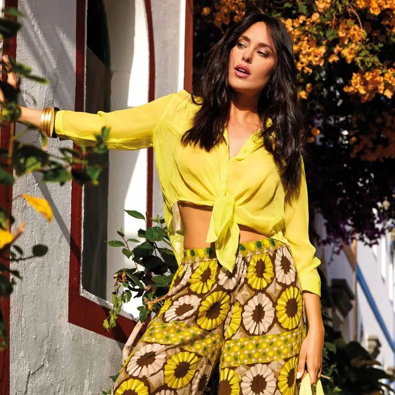 CAMICIA TRASPARENTE AMBER | Colore: Giallo | Taglia: L