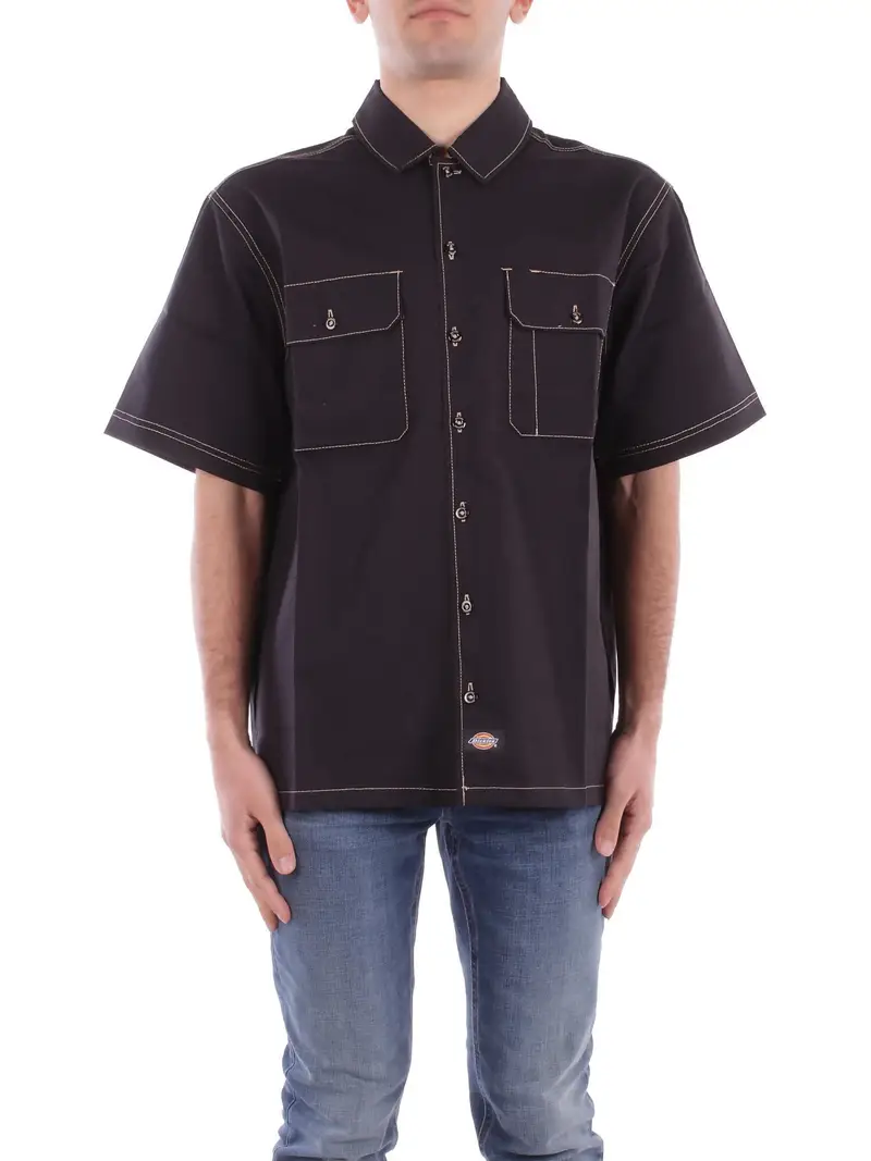 Camicia Uomo DICKIES Black Riverbend work shirt