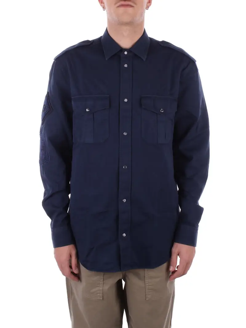 Camicia Uomo DONDUP Blu Camicia