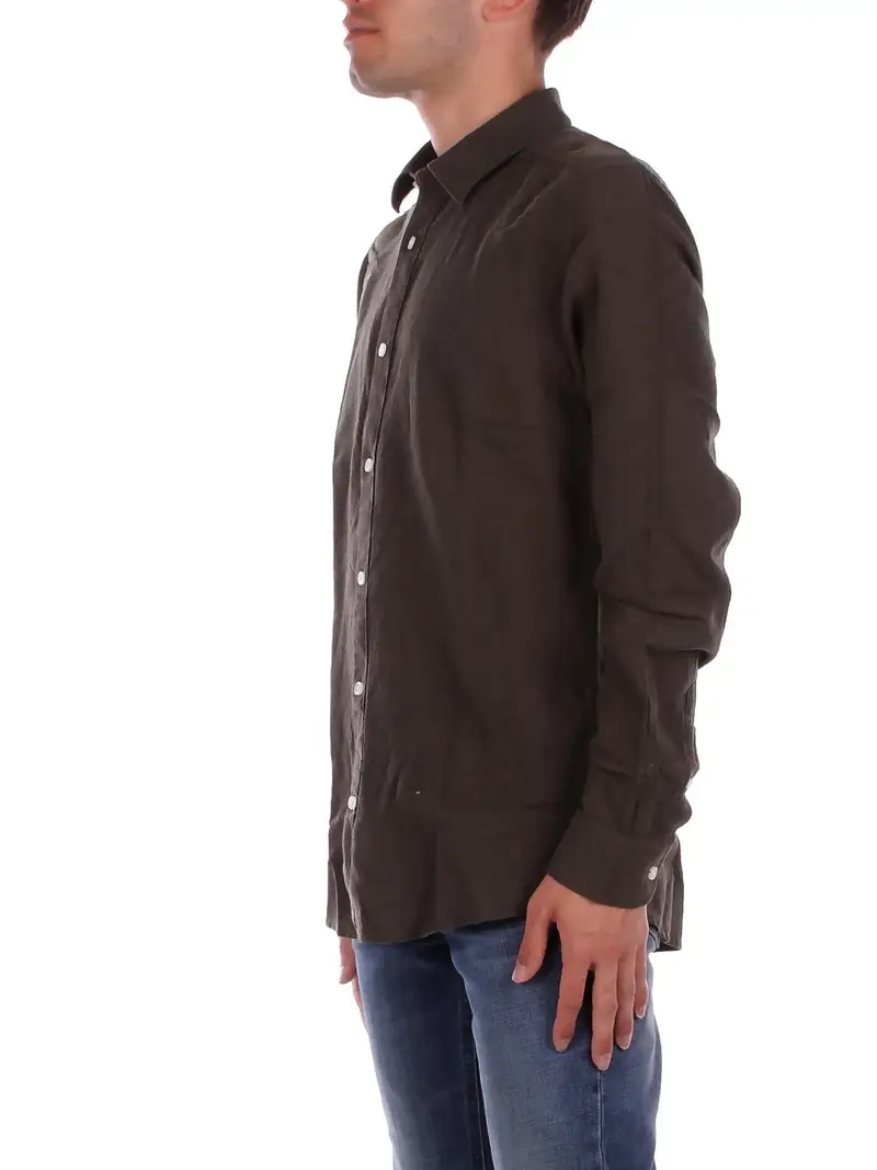 Camicia Uomo ONLY & SONS Militare Onscaiden life ls solid linen miniatura 2