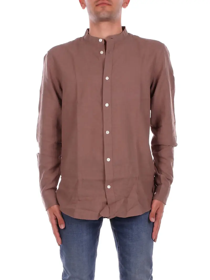 Camicia Uomo ONLY & SONS Tortora Onscaiden life ls solid linen