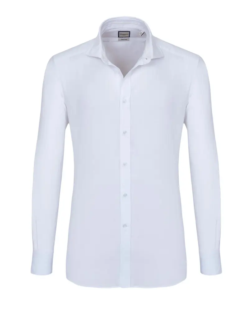 Camicia trendy bianca francese