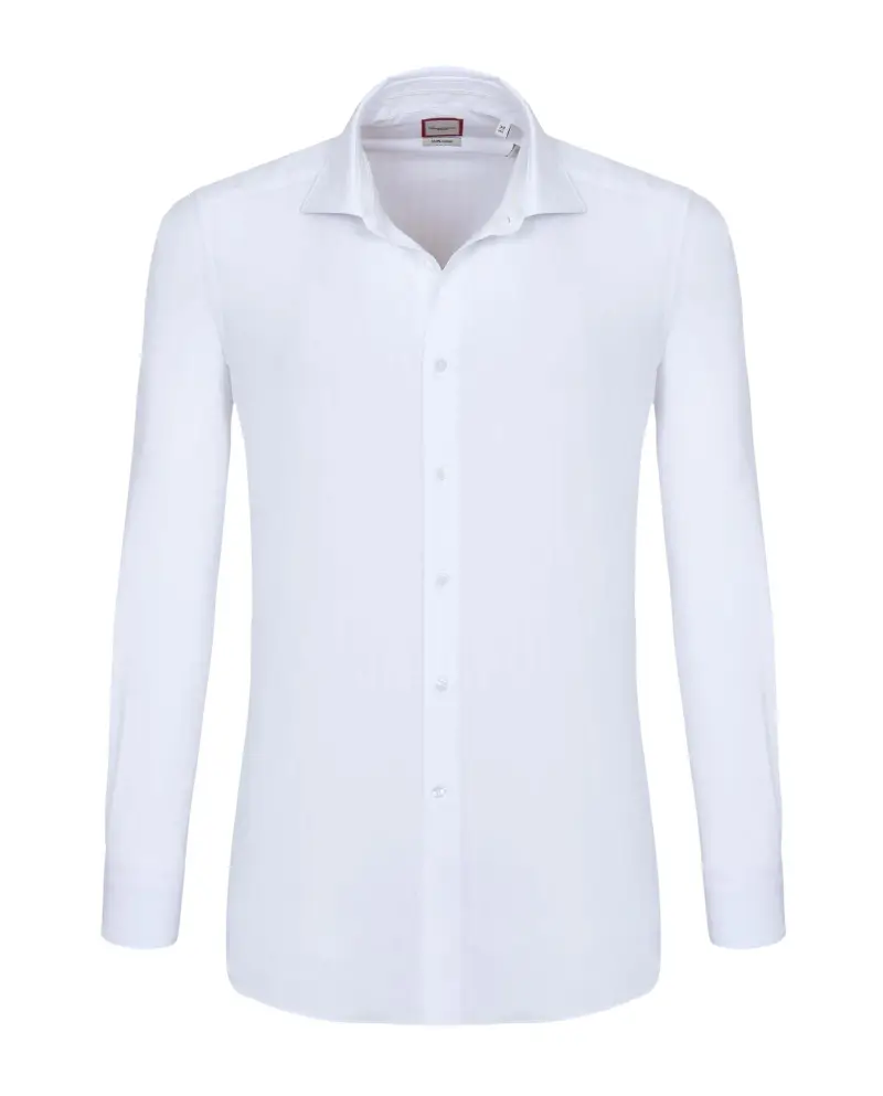 Camicia trendy bianca francese
