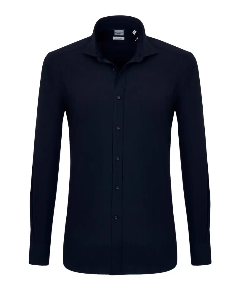 Camicia trendy nera francese