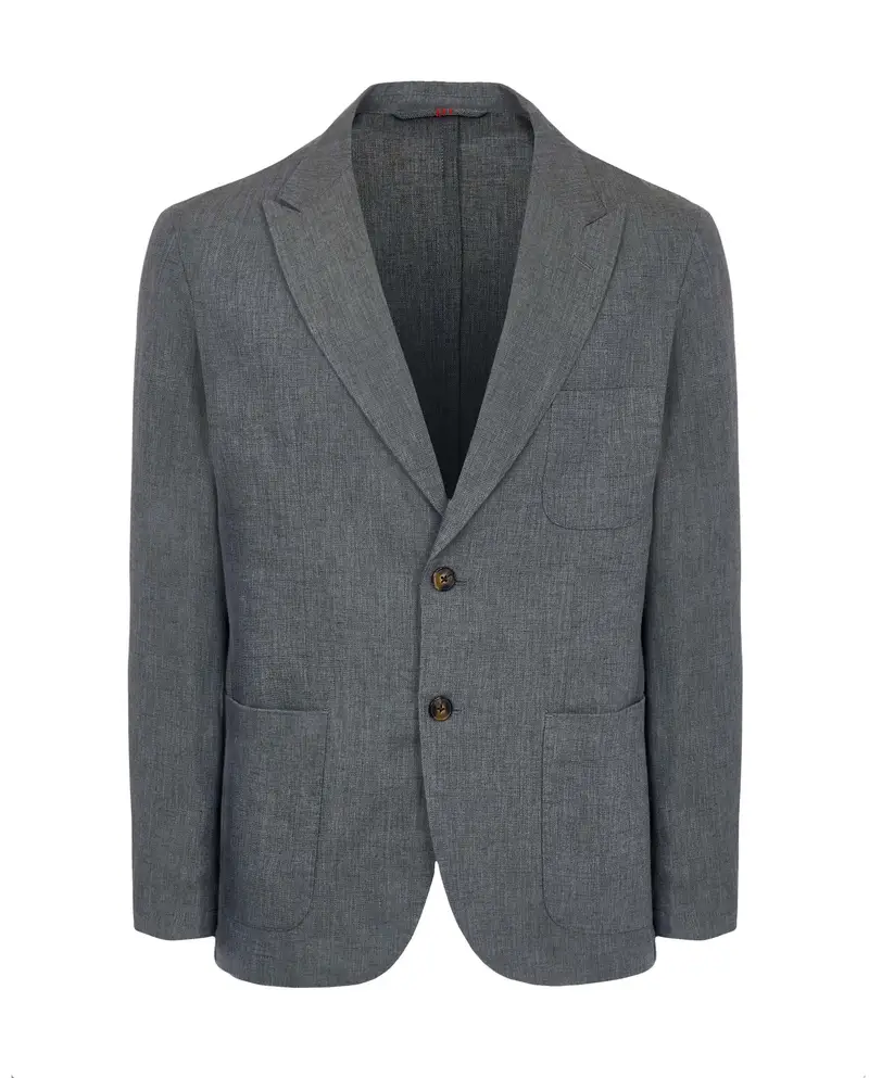 Giacca sportiva grigia military