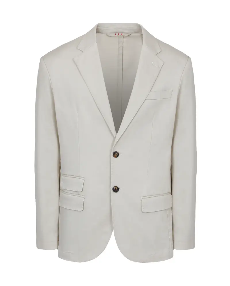 Unlined twill sport jacket beige