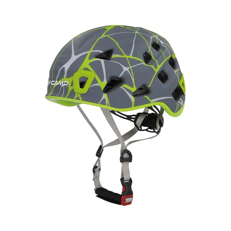 Casco Arrampicata Storm Grigio Lime Uomo 54/62
