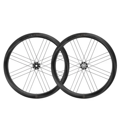 Campagnolo Bora Ultra WTO 45 DB HG11 - Coppia Ruote Bici da Corsa Nero