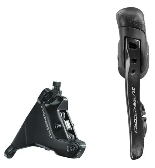 Ergopower Super Record Wireless sx - kit comando freno/cambio Black