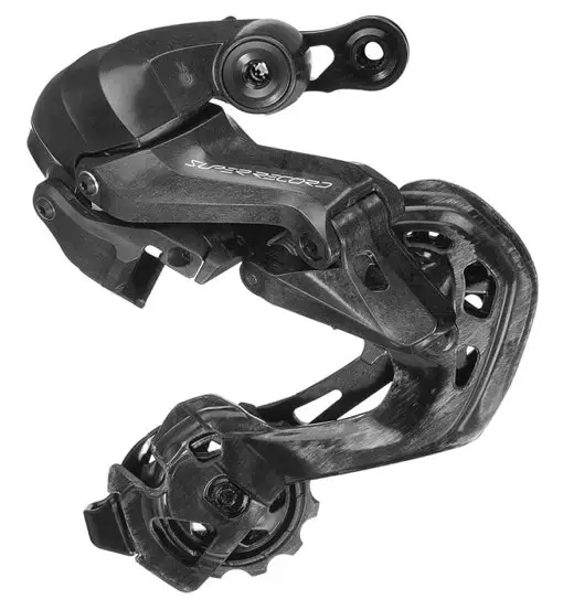 Super Record Wireless 12s - deragliatore posteriore Black