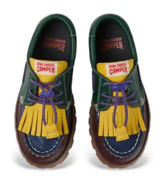 Camper Kids Sneakers multicolore in pelle per bambini miniatura 2