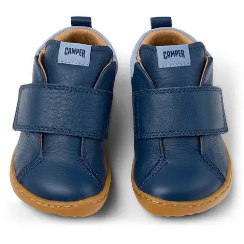 Camper Kids Sneakers blu in pelle per bambini miniatura 3