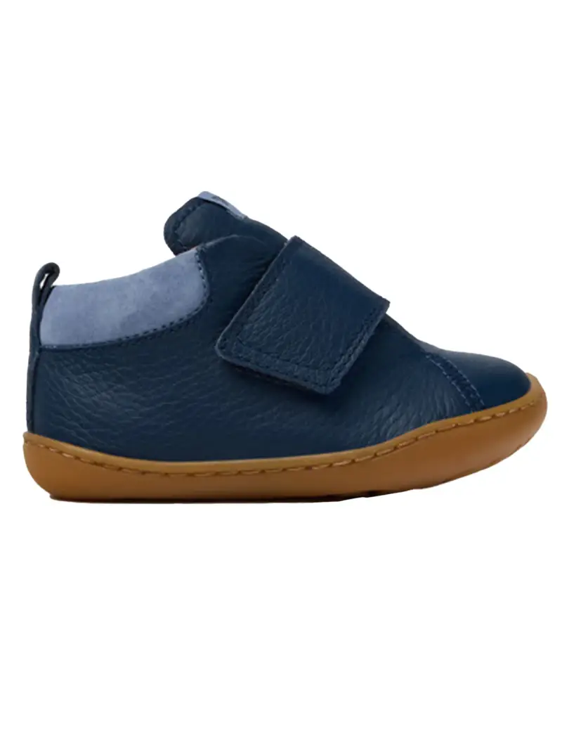 Camper Kids Sneakers blu in pelle per bambini