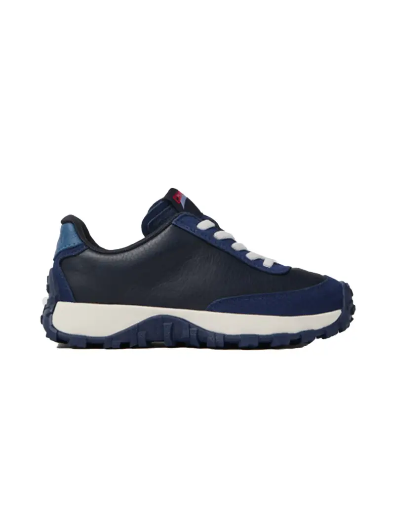 Camper Kids Sneakers blu in pelle per bambini
