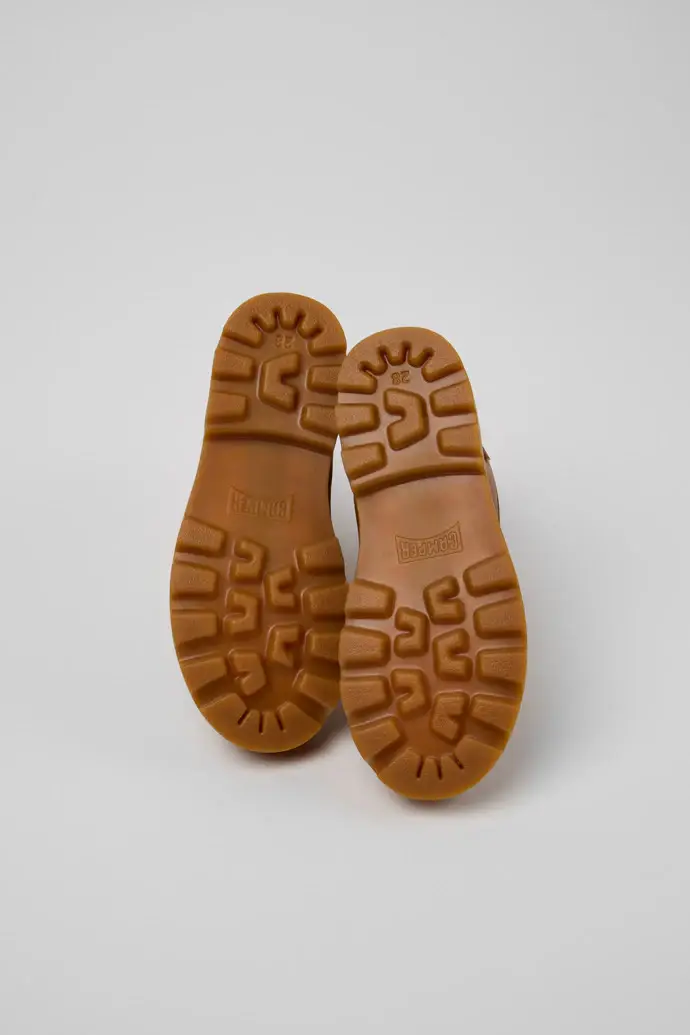 Camper Kids Stivaletti marrone in pelle per bambini miniatura 3