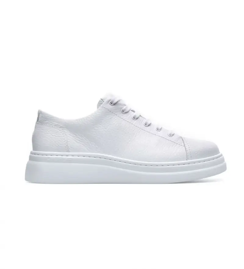 per donna K200508-041 Scarpe in pelle K200508 bianche (35), Bianco, Basso, Stringhe, Casual