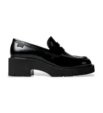 per donna K201425-002 Mocassini in pelle nera Milah (37), Nero, 3 a 5cm, Nessuno, Casual, Da sera, Classico