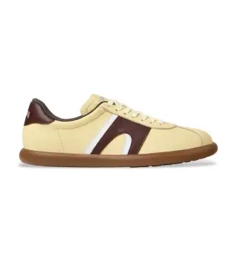 per donna K201608-024 Sneakers in pelle Soller gialla (35), Basso, Stringhe, Casual, Giallo