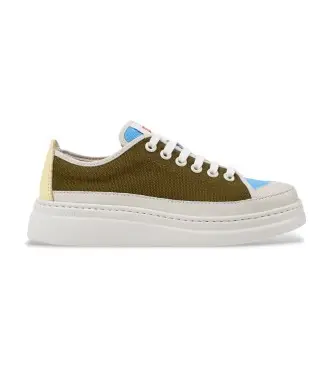 per donna K201626-022 Sneakers in pelle TWS, blu, verde (37), Basso, Stringhe, Casual