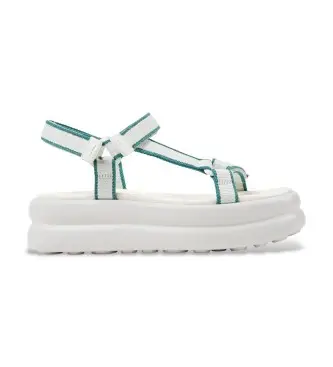 per donna K201726-008 Sandali Float Up Ball bianchi (36), Bianco, 3 a 5cm, Velcro, Casual, Poliestere riciclato