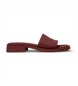 per donna K201740-014 Sandali in pelle bordeaux Dana (36), Basso, 1 a 3 cm, Nessuno, Casual